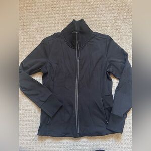 Athleta Ridge Jacket black full-zip size large
